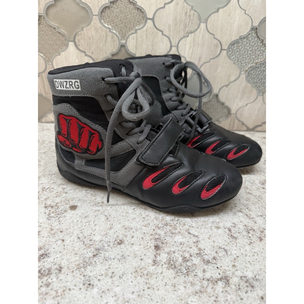 Men's/Kids Wrestling Boxing Shoes Mesh Breathable Wear Resistant Sneaker Size 36